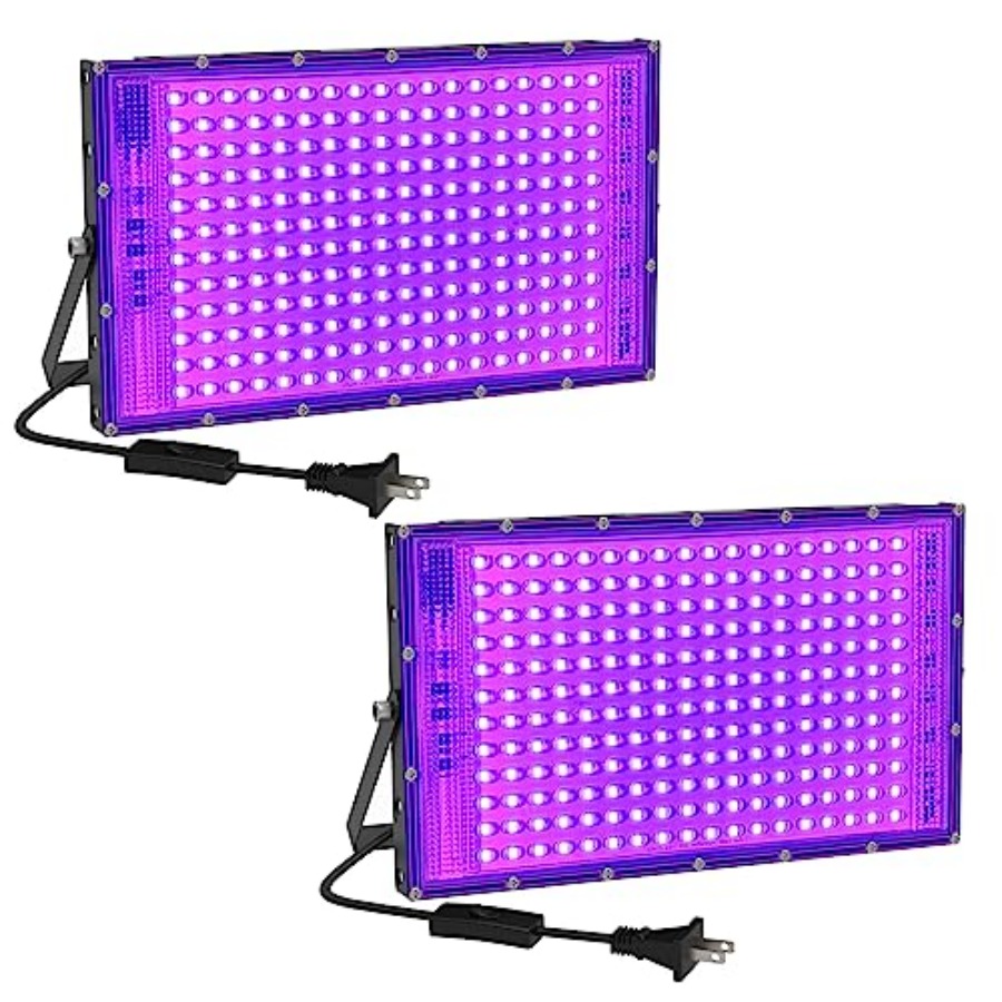 Light Switch - 150W LED Black Light 2 Pack,