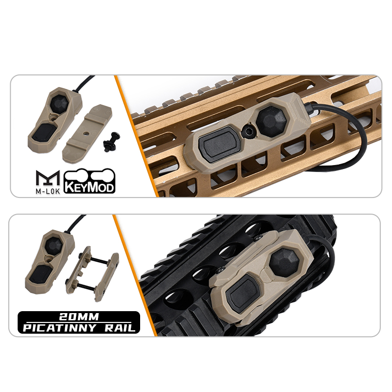 Tactical Lamp Head for Surefir - đánh giá và giá Light Switch