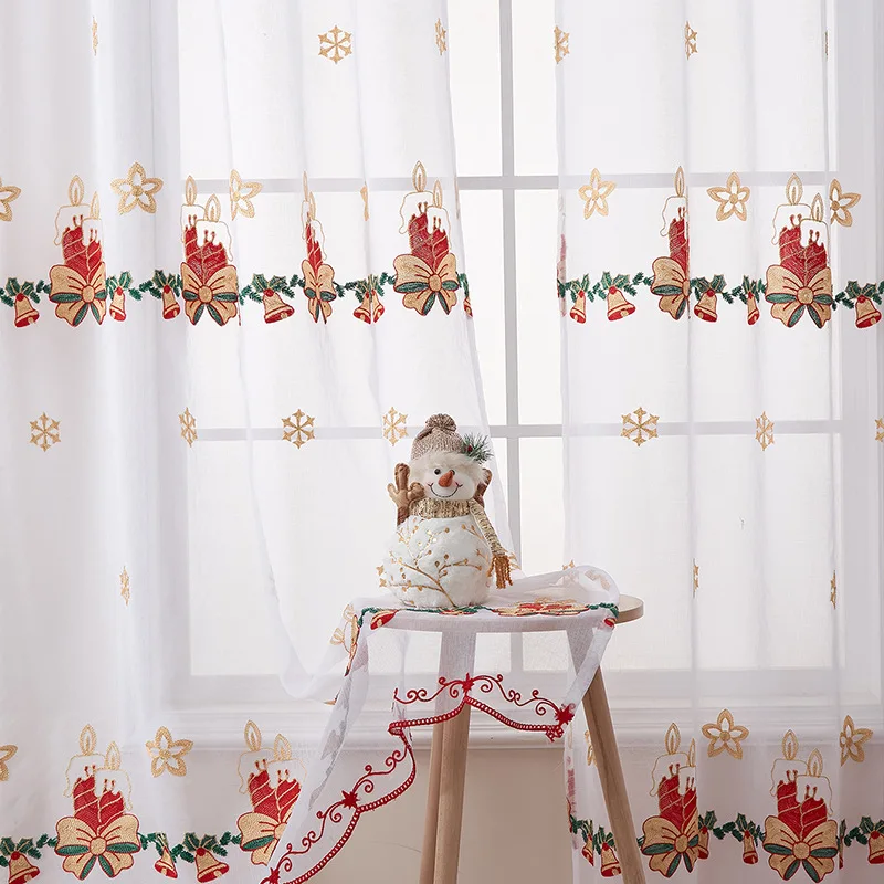 Xmas Curtain American Style Sn - đánh giá và giá Curtain Rods