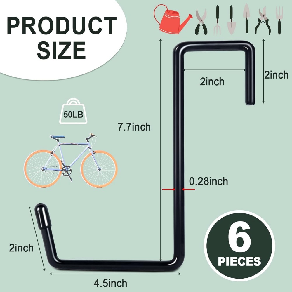 Larg 2/3/4/6/9 PCS Garage Hook - đánh giá và giá Drill Bits