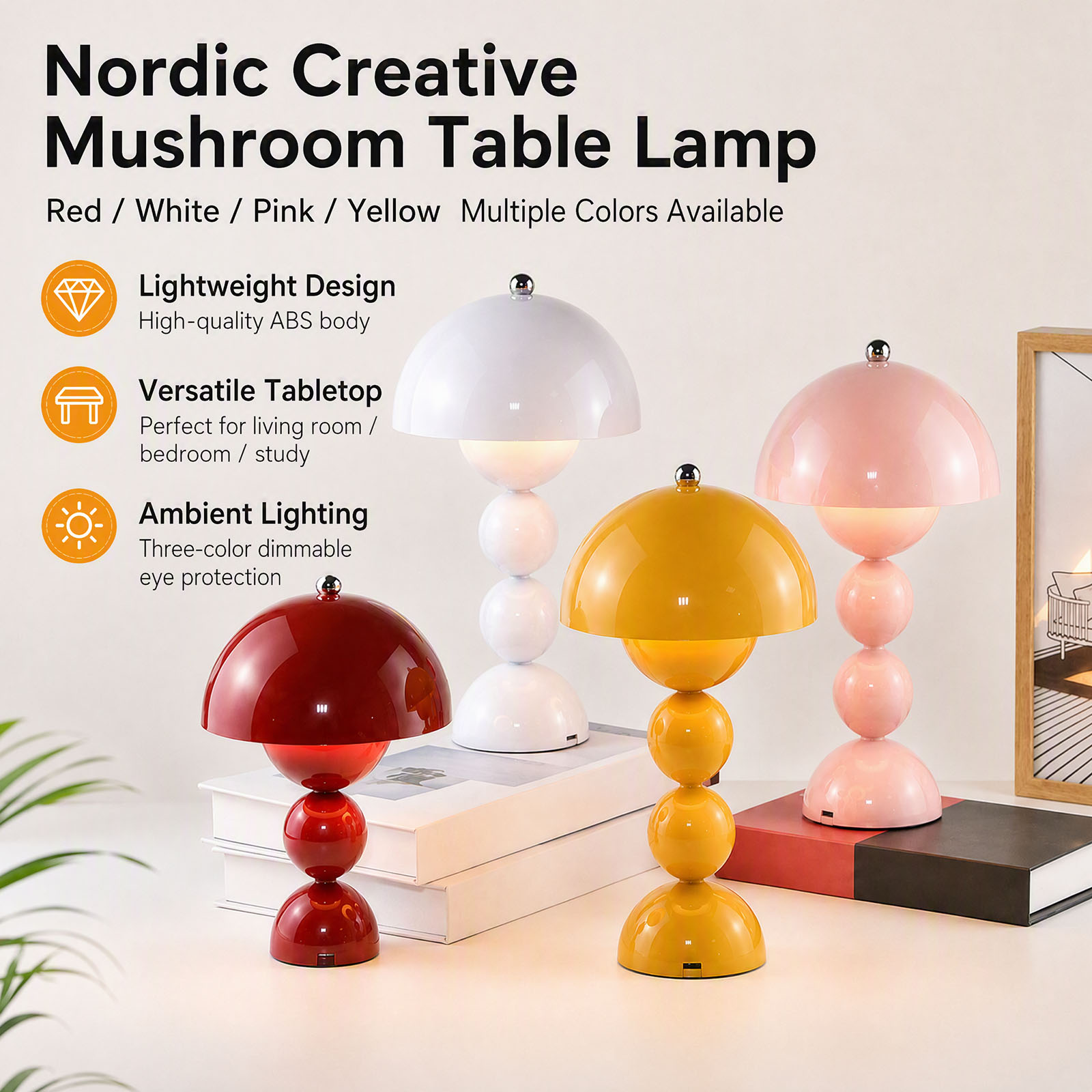 Mushroom Flower Bud Table Lamp - đánh giá và giá Light Switch