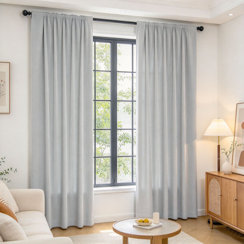 2pcs Solid Velvet Rod Pocket C - đánh giá và giá Curtain Rods