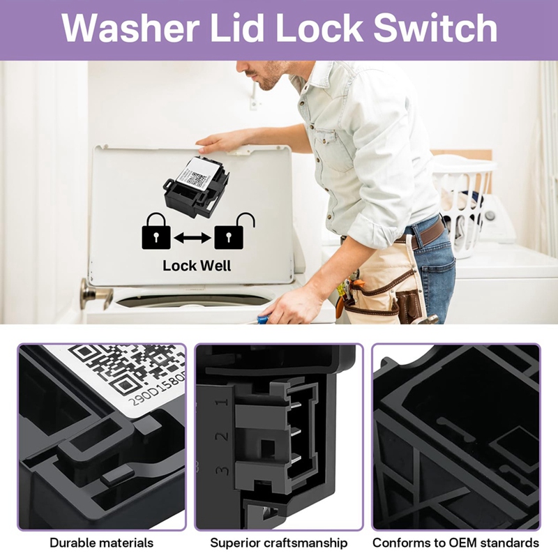 WH01X27954 Washer Lid Lock Swi - đánh giá và giá Door Lock