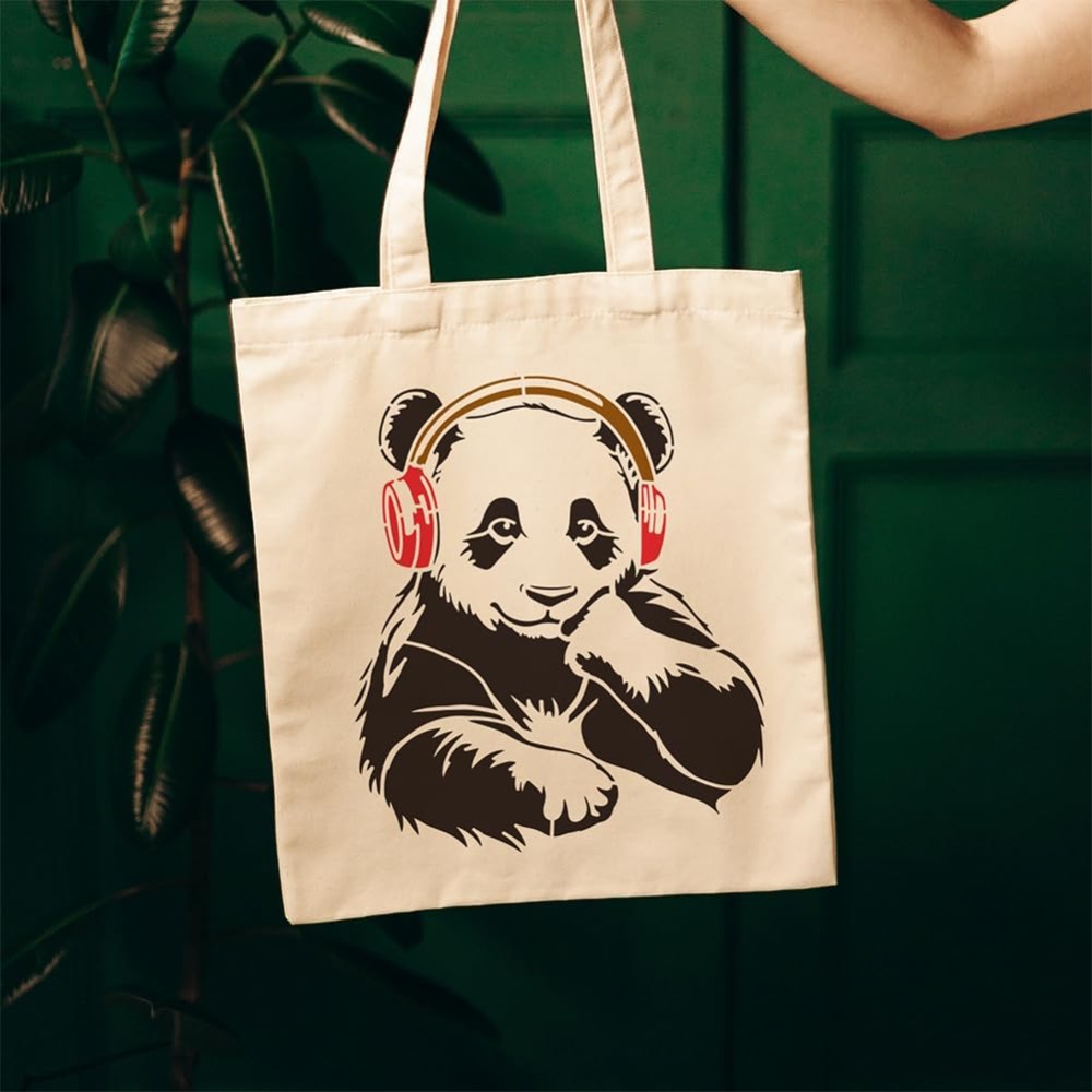 Panda Stencil with a Paint Bru - đánh giá và giá Paint Brush