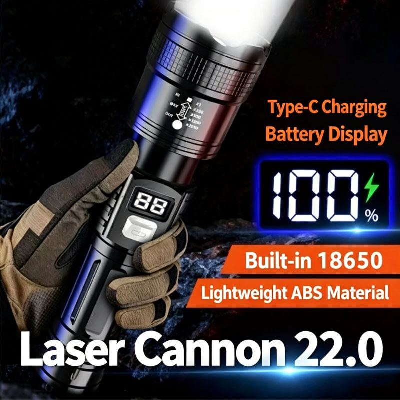 Zoomable Tactical Laser Flashl - đánh giá và giá Tape Measure